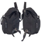 PRADA Backpack Nylon black Backpack Backpack Test Triangle With logo Women Used Authentic