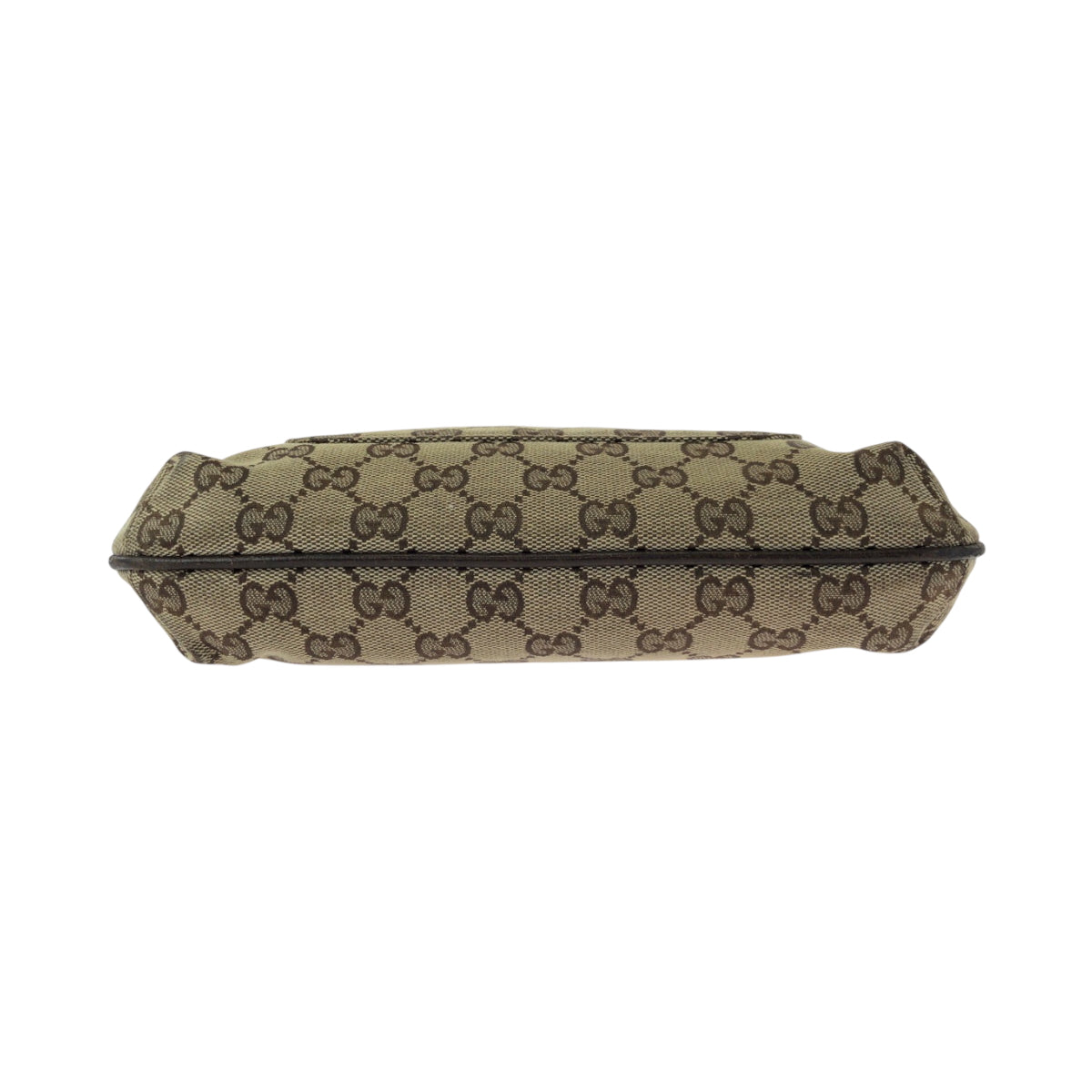 GUCCI Shoulder Bag 122793 GG canvas Beige Brown SilverMetal Shoulder Bag pochette Women(Unisex) Used Authentic
