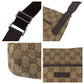 GUCCI Shoulder Bag 122793 GG canvas Beige Brown SilverMetal Shoulder Bag pochette Women(Unisex) Used Authentic