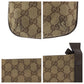 GUCCI Shoulder Bag 122793 GG canvas Beige Brown SilverMetal Shoulder Bag pochette Women(Unisex) Used Authentic