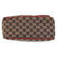 GUCCI Shoulder Bag 001 0375 GG canvas, leather Red Beige Gold Metal Shoulder Bag Messenger bag Women Used Authentic