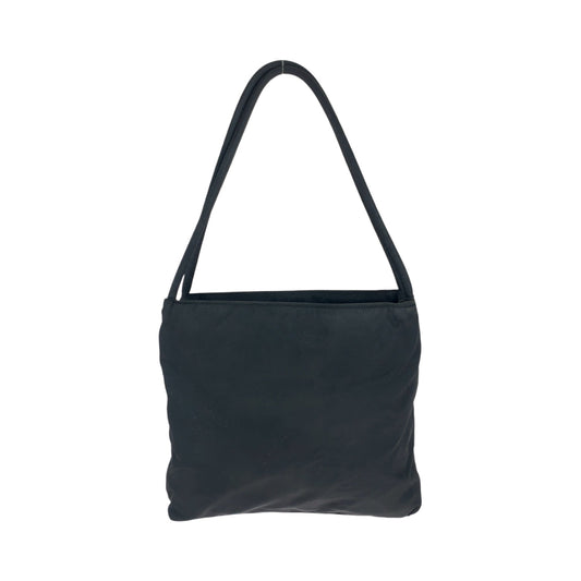 PRADA Tote Bag Nylon black Tote Bag Handbag Shoulder Bag Test Triangle With logo Women Used Authentic
