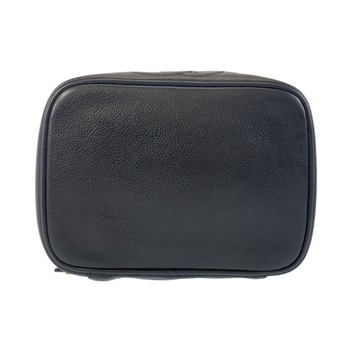 CHANEL Handbag Caviar skin black Handbags Vanity Bags Pouches COCO Mark Women Used Authentic