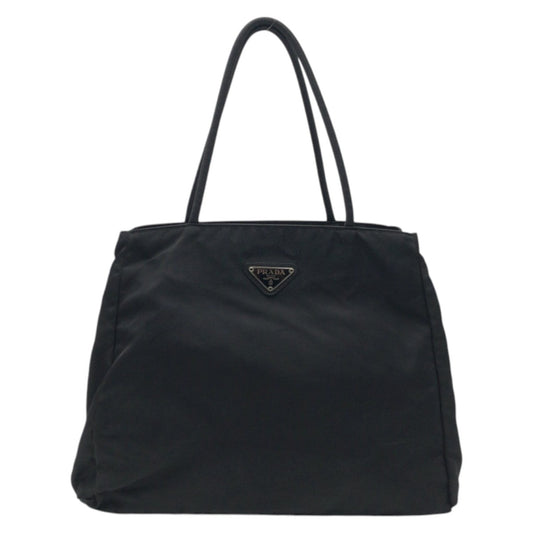 PRADA Tote Bag Nylon black Test Triangular logo