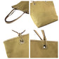 GUCCI Tote Bag 002 1099 GG canvas Gold Metal Tote Bag handbag Women Used Authentic