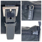 PRADA Shoulder Bag Nylon Black SilverMetal Crossbody Shoulder Bag Unisex Test Triangle With logo Women Used Authentic