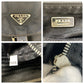 PRADA Backpack Nylon, Leather Black SilverMetal Backpacks & Daypacks Backpacks Test Triangle With logo Women Used Authentic