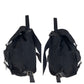 PRADA Backpack Nylon, Leather Black SilverMetal Backpacks & Daypacks Backpacks Test Triangle With logo Women Used Authentic