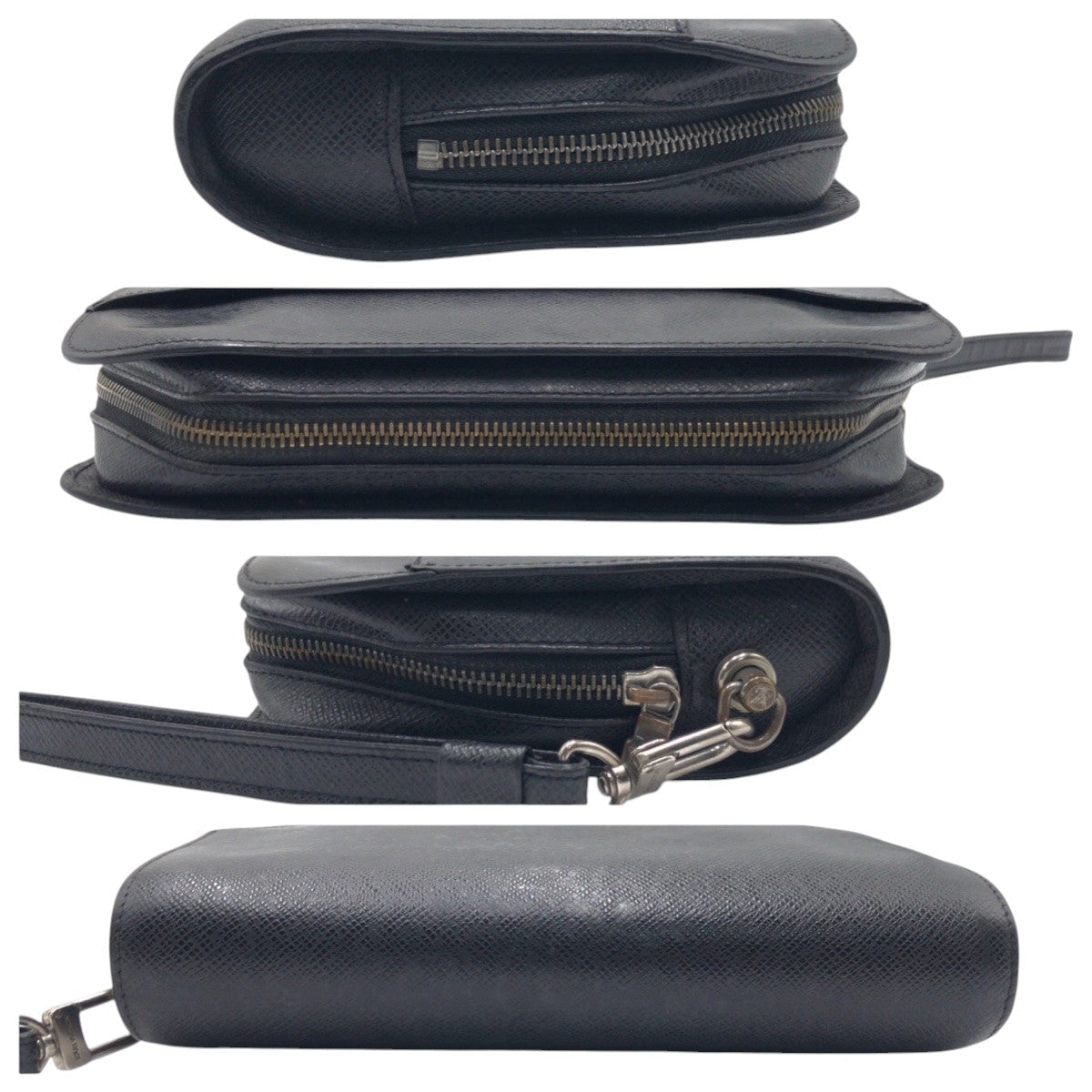 LOUIS VUITTON business bag M30182 leather Black black Taiga ardwards Baikal