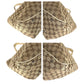 GUCCI Tote Bag 113022 GG canvas, leather Brown White SilverMetal Tote Bag Shoulder Bag Women Used Authentic