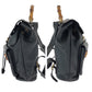 GUCCI Backpack 003 2058 0016 leather Black Brown Gold Metal Backpack Backpack Bamboo Women Used Authentic