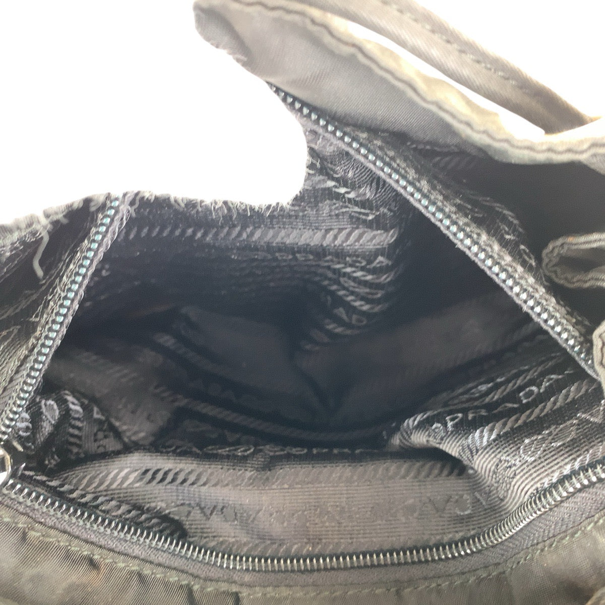 PRADA Backpack Nylon, Leather Black SilverMetal Backpacks & Daypacks Backpacks Test Triangle With logo Women Used Authentic