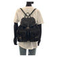 PRADA Backpack Nylon, Leather Black SilverMetal Backpacks & Daypacks Backpacks Test Triangle With logo Women Used Authentic