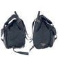 PRADA Backpack Nylon, Leather Black SilverMetal Backpacks & Daypacks Backpacks Test Triangle With logo Women Used Authentic
