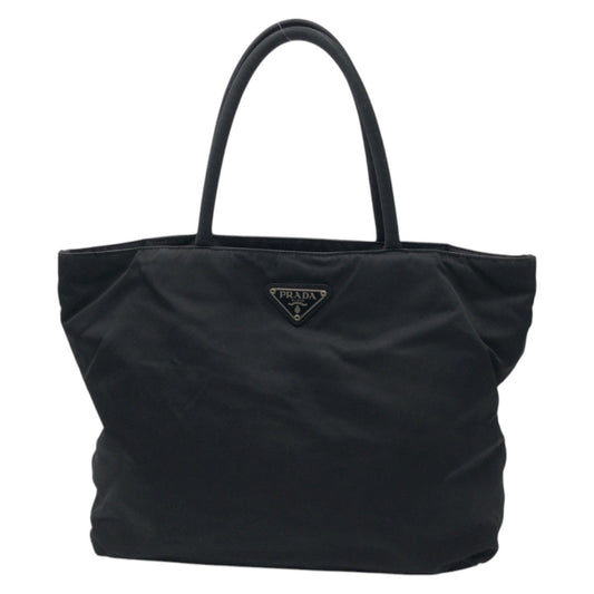 PRADA Tote Bag Nylon black Test Triangular logo