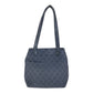 GUCCI Shoulder Bag 002 1075 GG canvas, leather Black SilverMetal Shoulder Bag Women Used Authentic