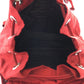PRADA Backpack Nylon Red Silver Metal Backpack Backpack Test Triangle With logo Women Used Authentic