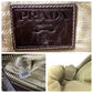 PRADA Shoulder Bag BT0534 canvas Beige brown Shoulder Bag pochette Logo jacquard Women Used Authentic