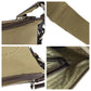 PRADA Shoulder Bag BT0534 canvas Beige brown Shoulder Bag pochette Logo jacquard Women Used Authentic