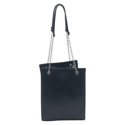 PRADA Handbag leather Black black Handbags, Pochettes, Accessory Pouches Chain pochette Women Used Authentic
