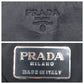 PRADA Handbag leather Black black Handbags, Pochettes, Accessory Pouches Chain pochette Women Used Authentic