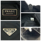 PRADA Tote Bag Nylon black Tote Bag Shoulder Bag Test Triangle With logo Women Used Authentic