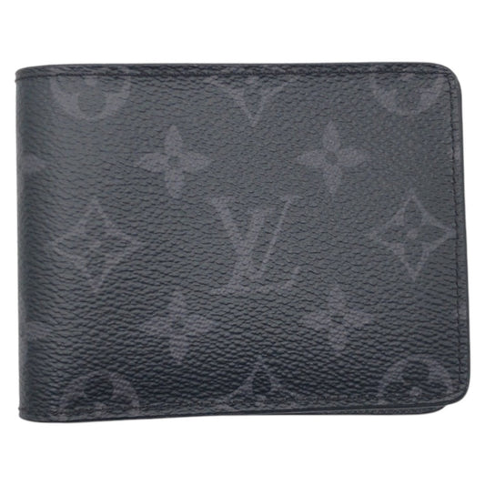 LOUIS VUITTON Bifold Wallet M62294 PVC Black black Bifold Wallet Compact Wallet Monogram Portefeuille Slender mens Used Authentic