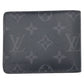 LOUIS VUITTON Bifold Wallet M62294 PVC Black black Bifold Wallet Compact Wallet Monogram Portefeuille Slender mens Used Authentic