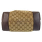 GUCCI Tote Bag 247237 GG canvas, leather Beige Brown Gold Metal Tote Bag Shoulder Bag Women Used Authentic