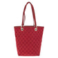 GUCCI Tote Bag 002 1099 GG canvas, leather Red Gold Metal Tote Bag Shoulder Bag Women Used Authentic