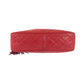 CHANEL Shoulder Bag lambskin Red Shoulder Bag pochette Matrasse COCO Mark Tassel Fringe Women Used Authentic