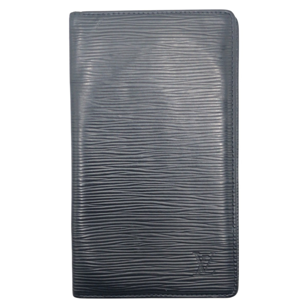 LOUIS VUITTON Long Wallet Purse M63212 Epi Leather Black black Long Wallet Purse Epi Porte Cartes Credit mens Used Authentic
