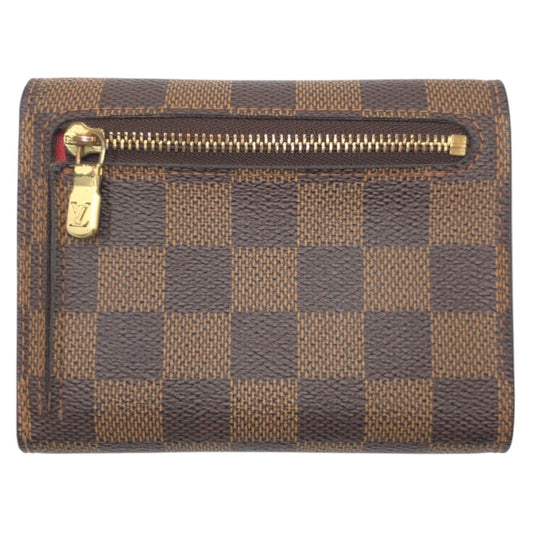 LOUIS VUITTON Tri-fold wallet N60005 PVC Brown gold Damier Portefeuille Koala