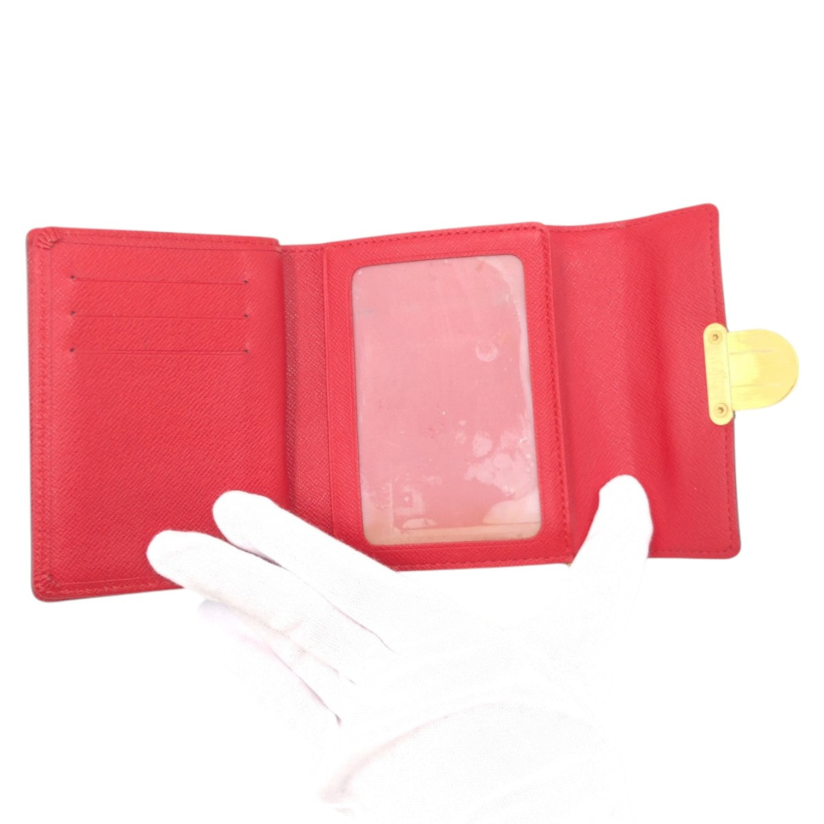 LOUIS VUITTON Tri-fold wallet N60005 PVC Brown gold Damier Portefeuille Koala