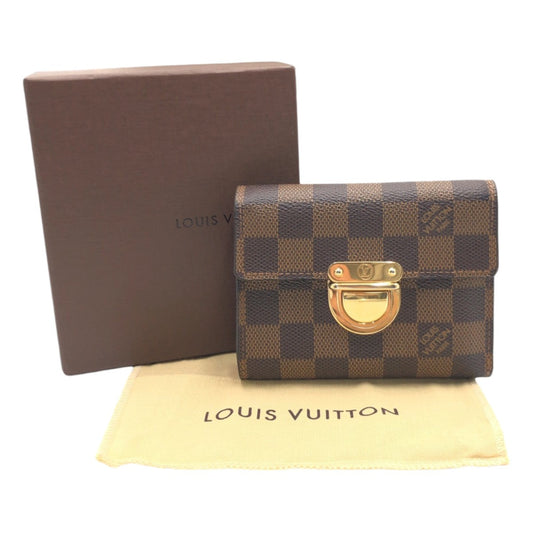 LOUIS VUITTON Tri-fold wallet N60005 PVC Brown gold Damier Portefeuille Koala