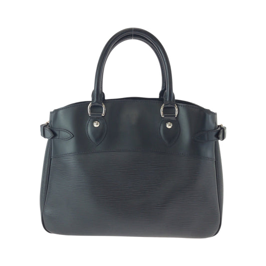 LOUIS VUITTON Handbag M59262 Epi Leather Noir Black SilverMetal Handbag Tote Bag Epi Passy PM Women Used Authentic