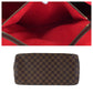 LOUIS VUITTON Tote Bag N51204 PVC, Leather Brown Gold Metal Tote Bag Shoulder Bag Damier Hamstead MM Women Used Authentic