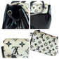 LOUIS VUITTON Backpack M53637 Vernis Black White Backpack Backpack Vernis Monogram Hot Springs Women Used Authentic