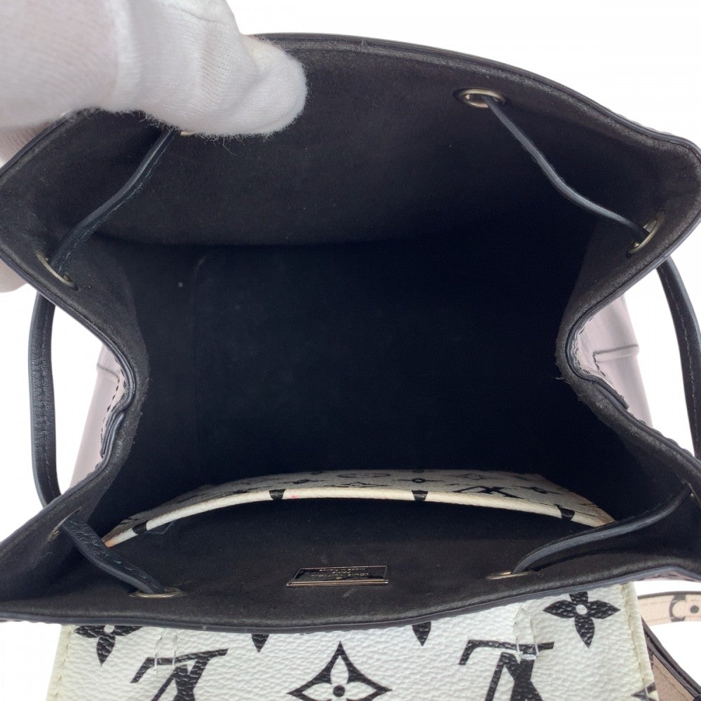 LOUIS VUITTON Backpack M53637 Vernis Black White Backpack Backpack Vernis Monogram Hot Springs Women Used Authentic