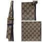 GUCCI Shoulder Bag 90656 GG canvas Brown Gold Metal Women Used Authentic