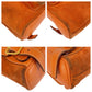 GUCCI Backpack 003 58 0030 Suede Orange GoldMetal Backpack Backpack Bamboo Women Used Authentic