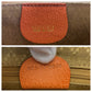GUCCI Backpack 003 58 0030 Suede Orange GoldMetal Backpack Backpack Bamboo Women Used Authentic
