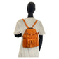 GUCCI Backpack 003 58 0030 Suede Orange GoldMetal Backpack Backpack Bamboo Women Used Authentic