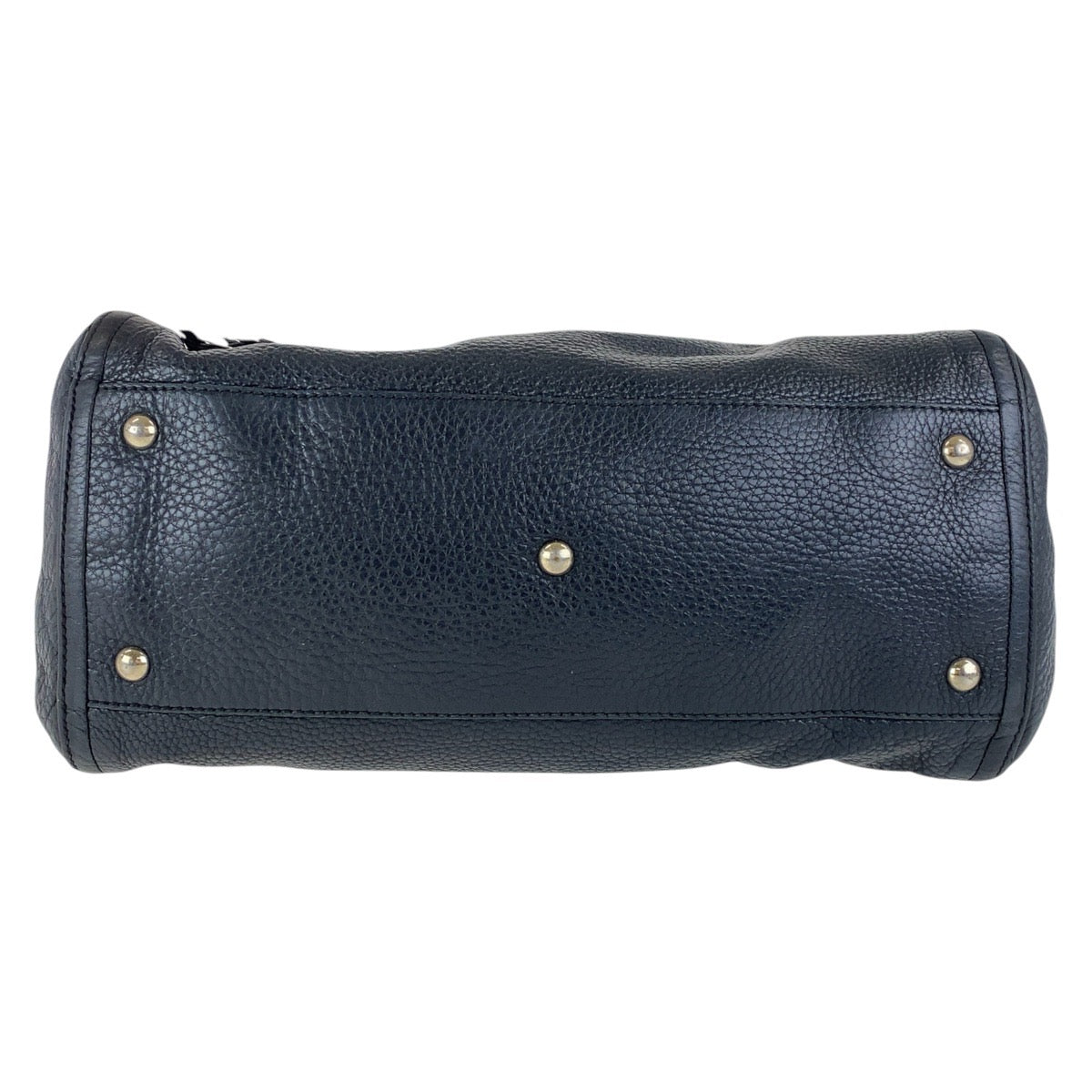 GUCCI Shoulder Bag 282309 leather Black SilverMetal Soho