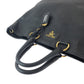 PRADA Shoulder Bag BN1713 leather Black Gold Metal Shoulder Bag Tote Bag 2way Vitterodino logo Women Used Authentic