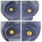 PRADA Shoulder Bag Nylon, Leather Navy Gold Metal Shoulder Bag handbag Women Used Authentic