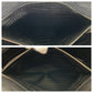 PRADA Tote Bag leather Black SilverMetal Tote Bag Shoulder Bag 2way Vittero Dyno Triangle With logo Women Used Authentic