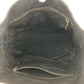 PRADA Tote Bag leather Black SilverMetal Tote Bag Shoulder Bag 2way Vittero Dyno Triangle With logo Women Used Authentic