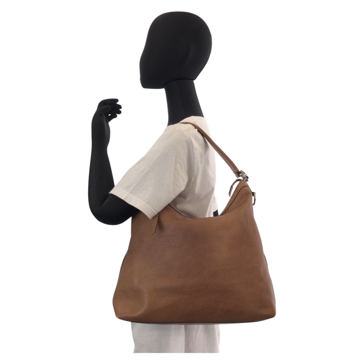 GUCCI Shoulder Bag 326514 leather Brown Shoulder Bag 2way Interlocking Hobo Women Used Authentic