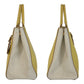 PRADA Handbag leather Yellow Gold Metal Handbag Shoulder Bag 2way Safiano Women Used Authentic